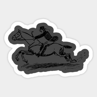 Horse Racing Sticker